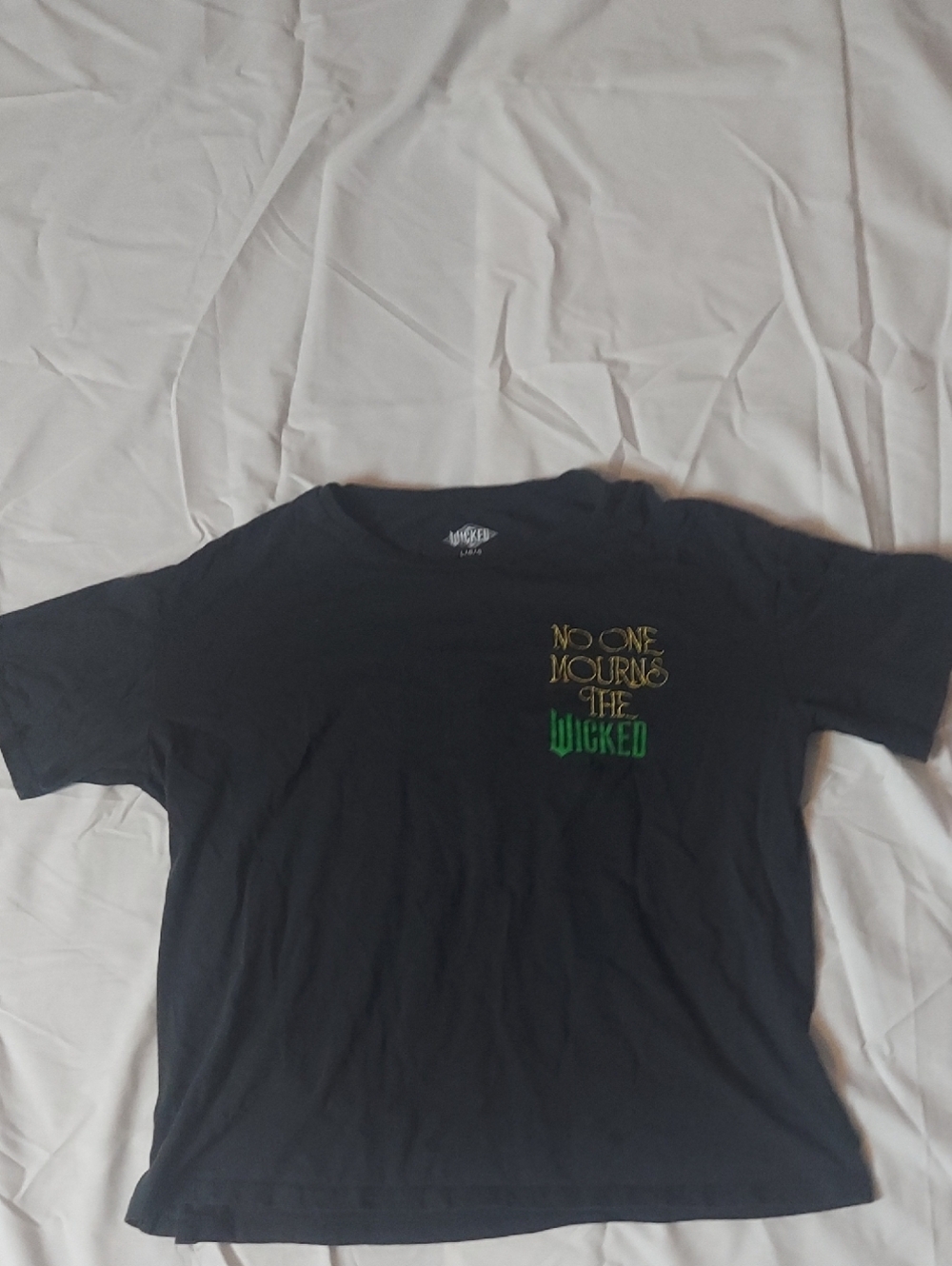 No Rest For The Wicked Graphic Short-Sleeve Tee — Black